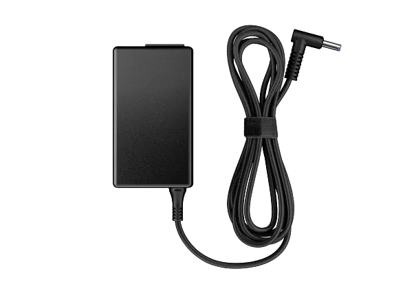 HP 65W Blue-Pin Charger — representative product image; supplied appearance may vary