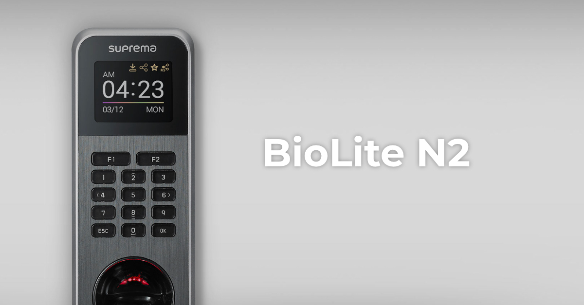 Suprema BioLite N2 — exact-model