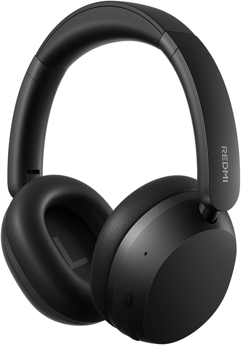 Xiaomi Redmi Headphones Neo; Representative same-model-family image. Black Redmi Headphones Neo over-ear headphones, with original Redmi branding. Owner colour is unspecified; supplied finish and accessories confirmed on quotation.