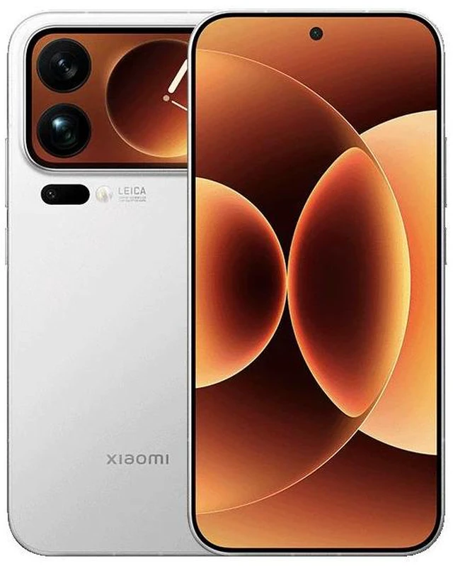 Xiaomi 17 Pro Max 512GB / 12GB; Representative same-model-family image. White Xiaomi 17 Pro Max physical model from a 16GB/1TB retailer listing; represents the same chassis only. EMOS offer remains 12GB/512GB. This image does not establish RAM, storage or supplied colour.