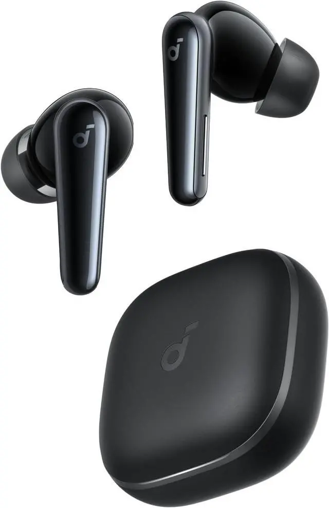 Anker Soundcore Liberty 5; Representative same-model-family image. Liberty 5 black earbuds and case. Owner colour unspecified; supplied finish confirmed on quotation.