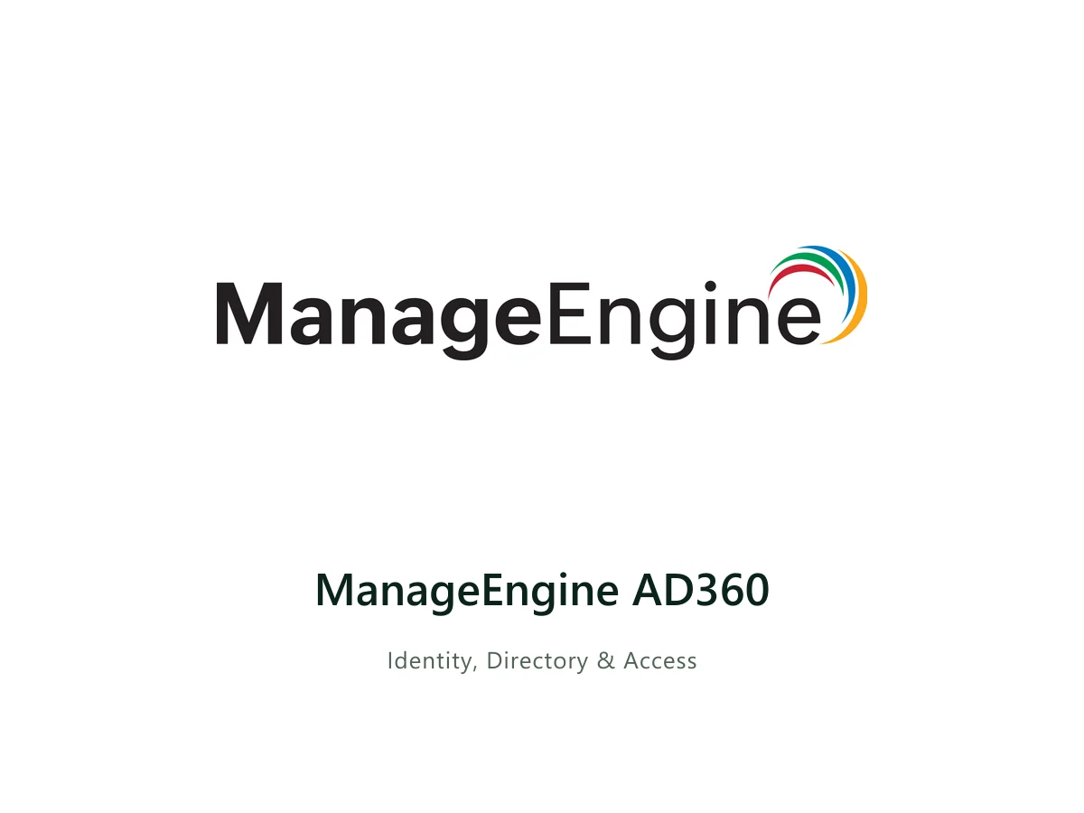 ManageEngine AD360 — ManageEngine solution card with the official ManageEngine logo