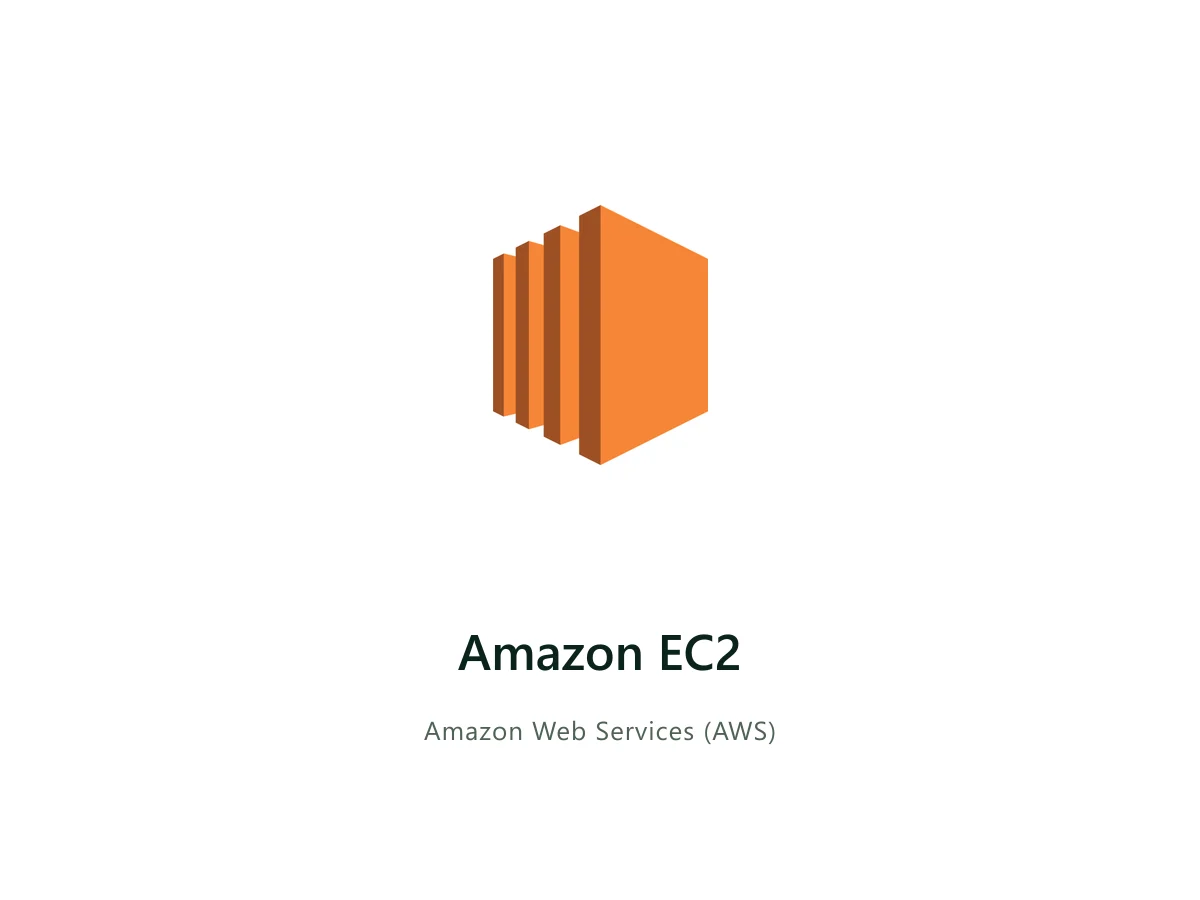 Amazon EC2 — AWS solution card with the official AWS service icon