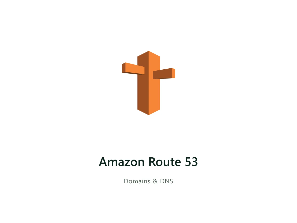 Amazon Route 53 — AWS solution card with the official AWS service icon