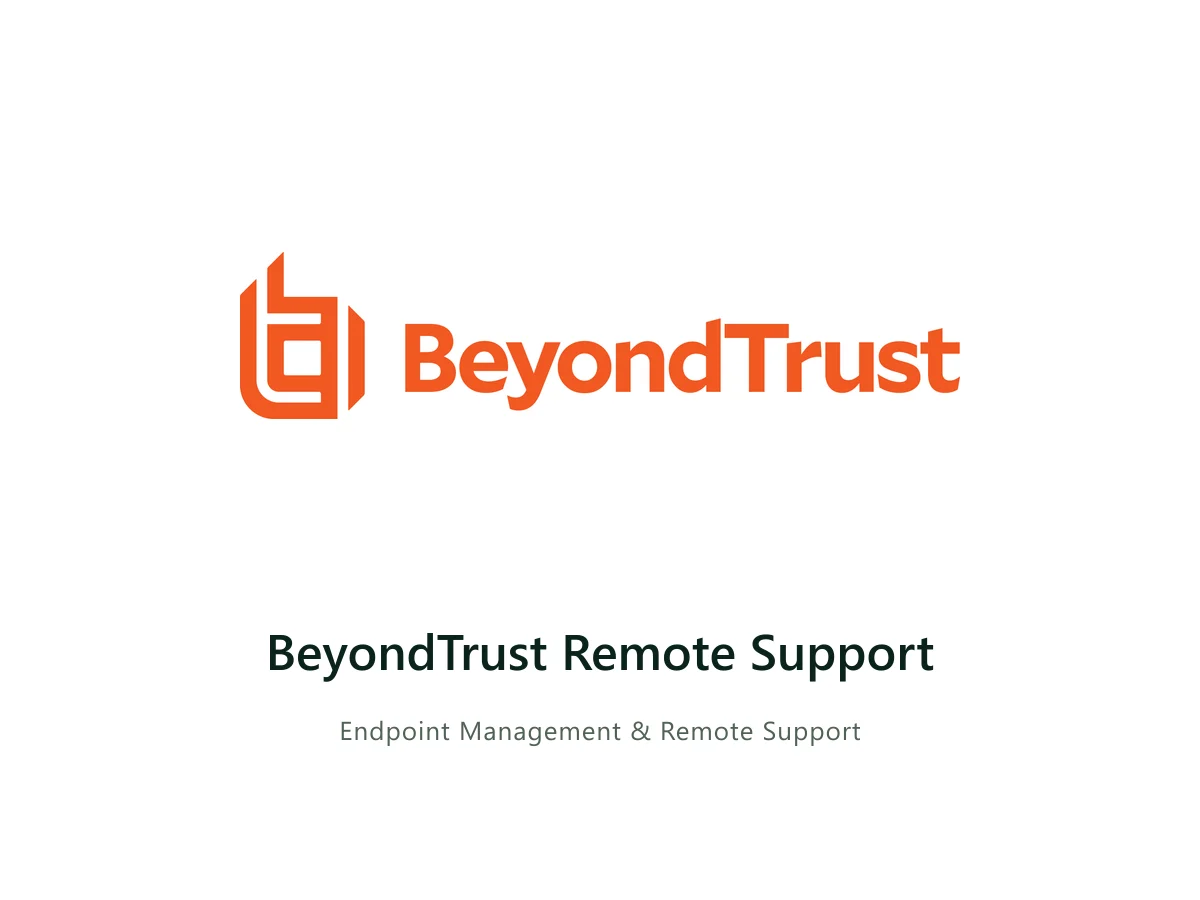 BeyondTrust Remote Support — BeyondTrust solution card with the official BeyondTrust logo