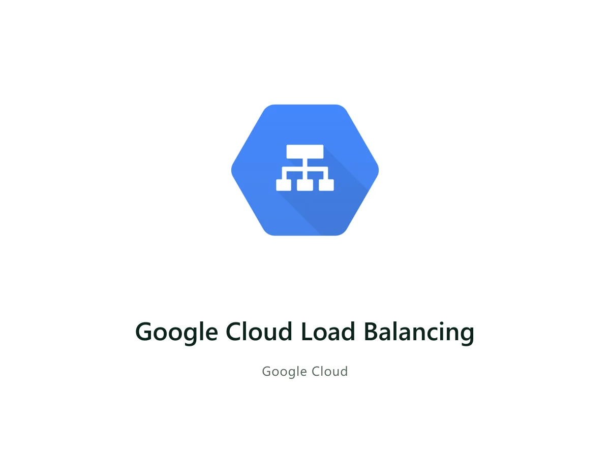 Google Cloud Load Balancing — Google solution card with the official Google logo