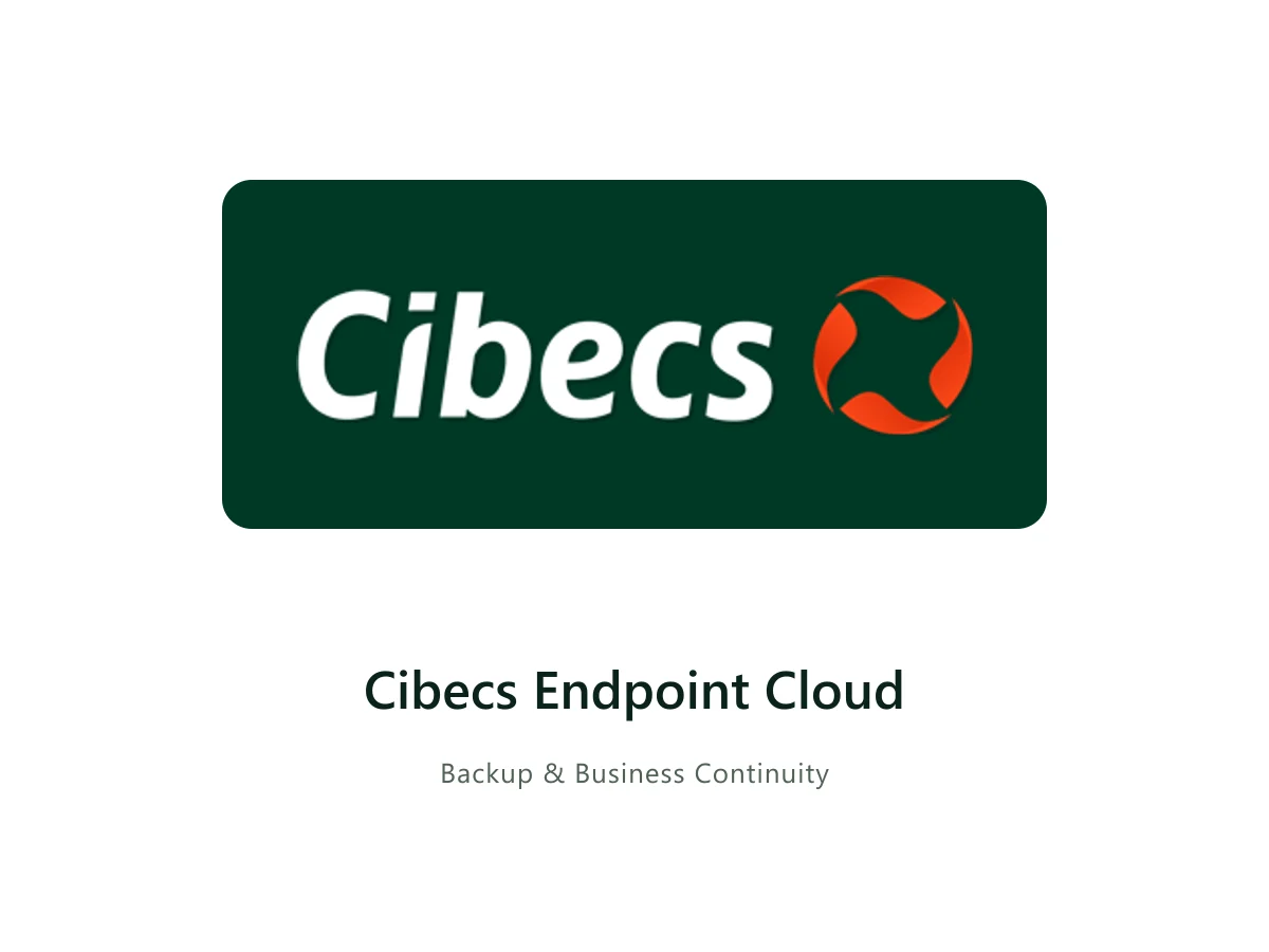 Cibecs Endpoint Cloud — Cibecs solution card with the official Cibecs logo
