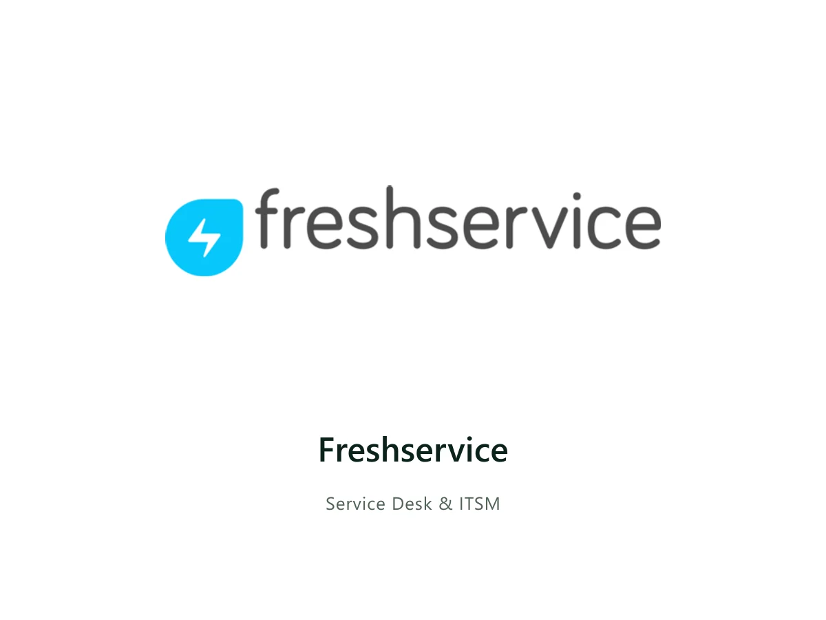 Freshservice — Freshworks solution card with the official Freshworks logo
