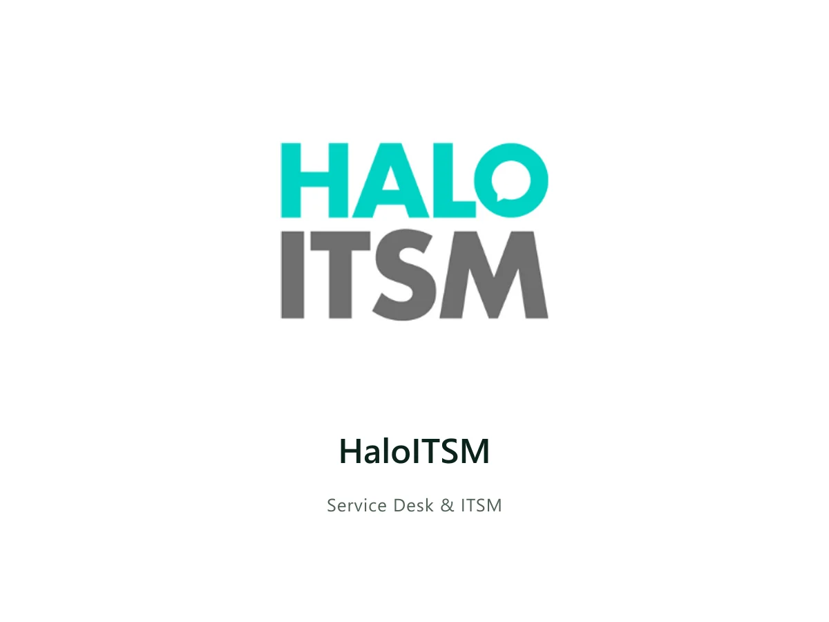 HaloITSM — HaloITSM solution card with the official HaloITSM logo