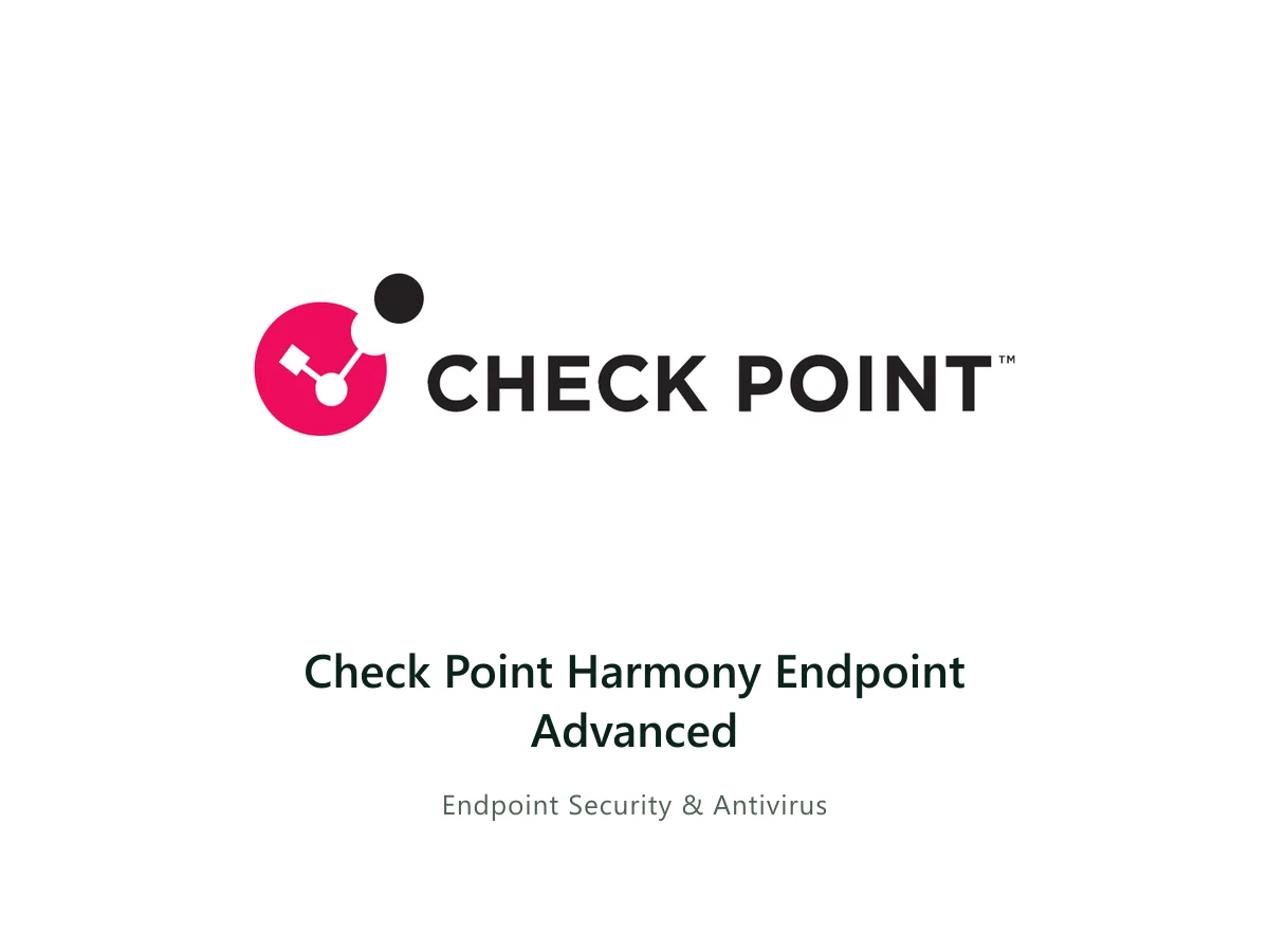 Check Point Harmony Endpoint Advanced — Check Point solution card with the official Check Point logo