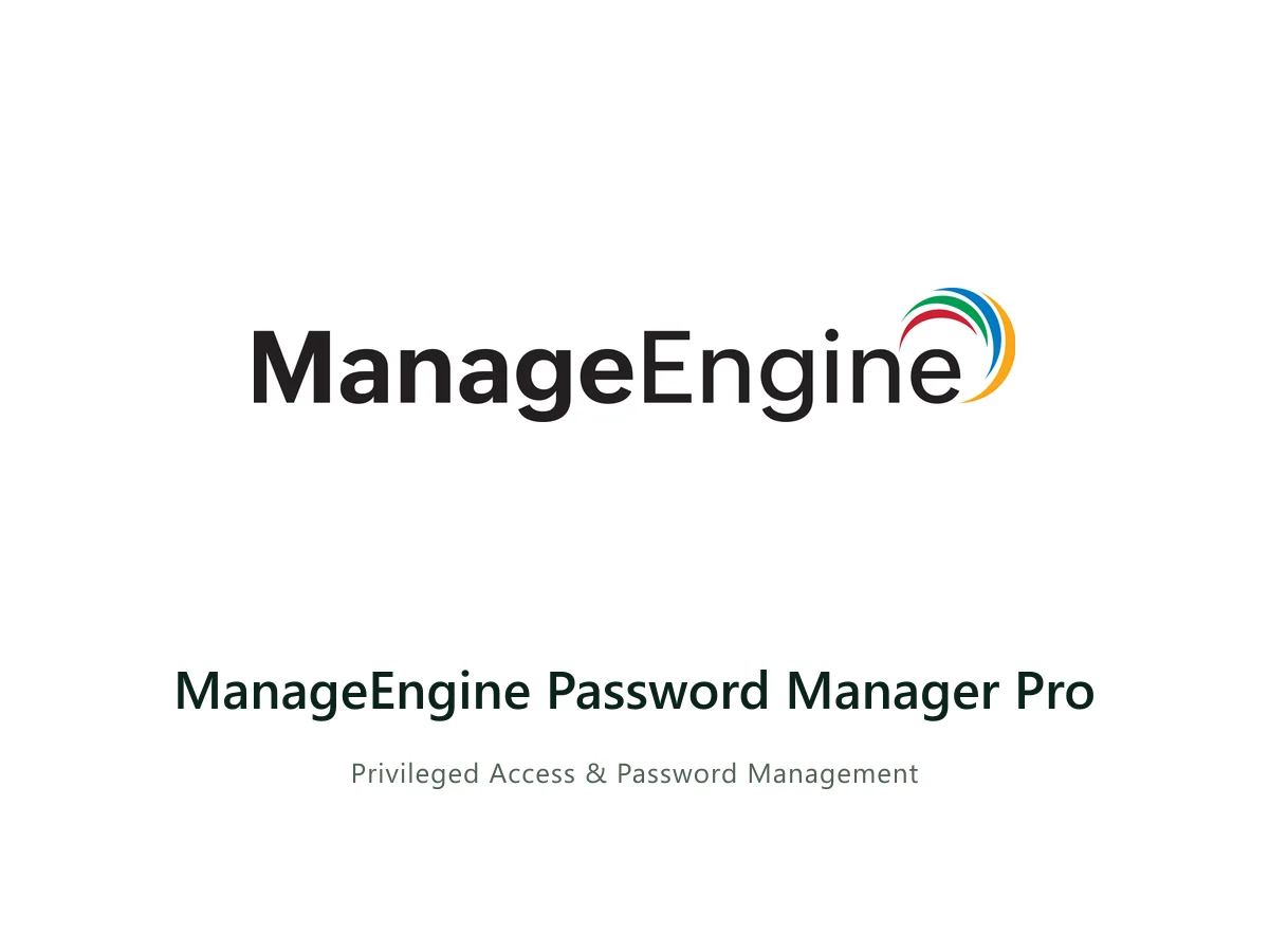 ManageEngine Password Manager Pro — ManageEngine solution card with the official ManageEngine logo