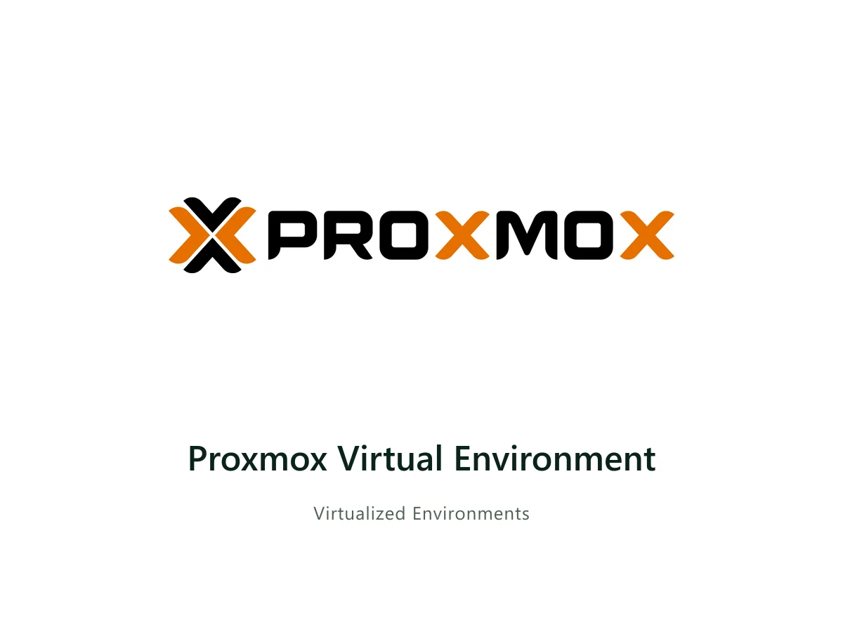 Proxmox Virtual Environment — Proxmox solution card with the official Proxmox logo