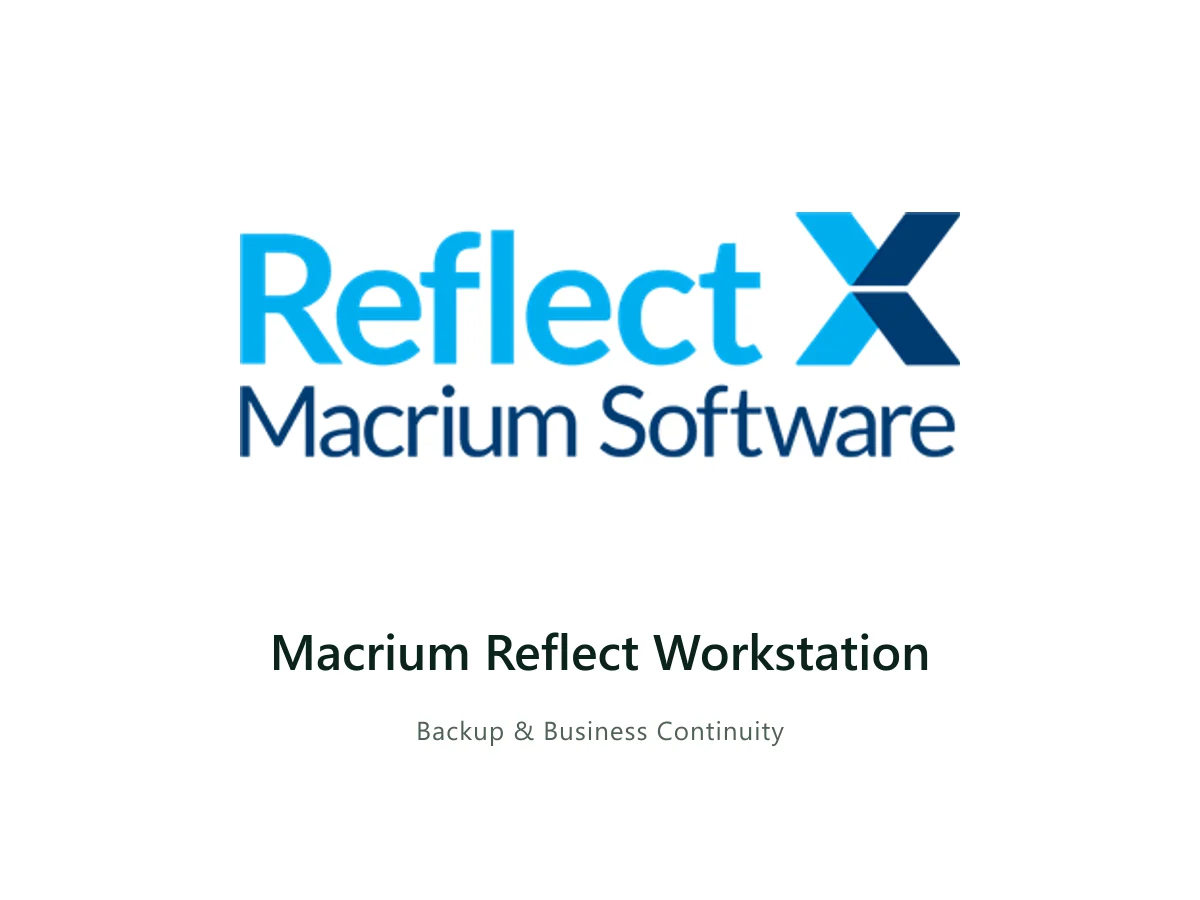 Macrium Reflect Workstation — Macrium solution card with the official Macrium logo