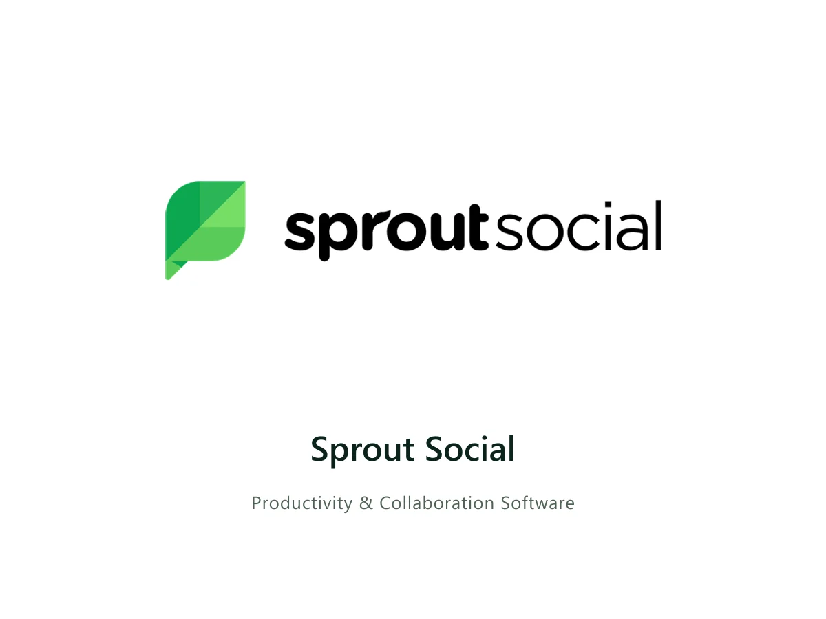 Sprout Social — Sprout Social solution card with the official Sprout Social logo