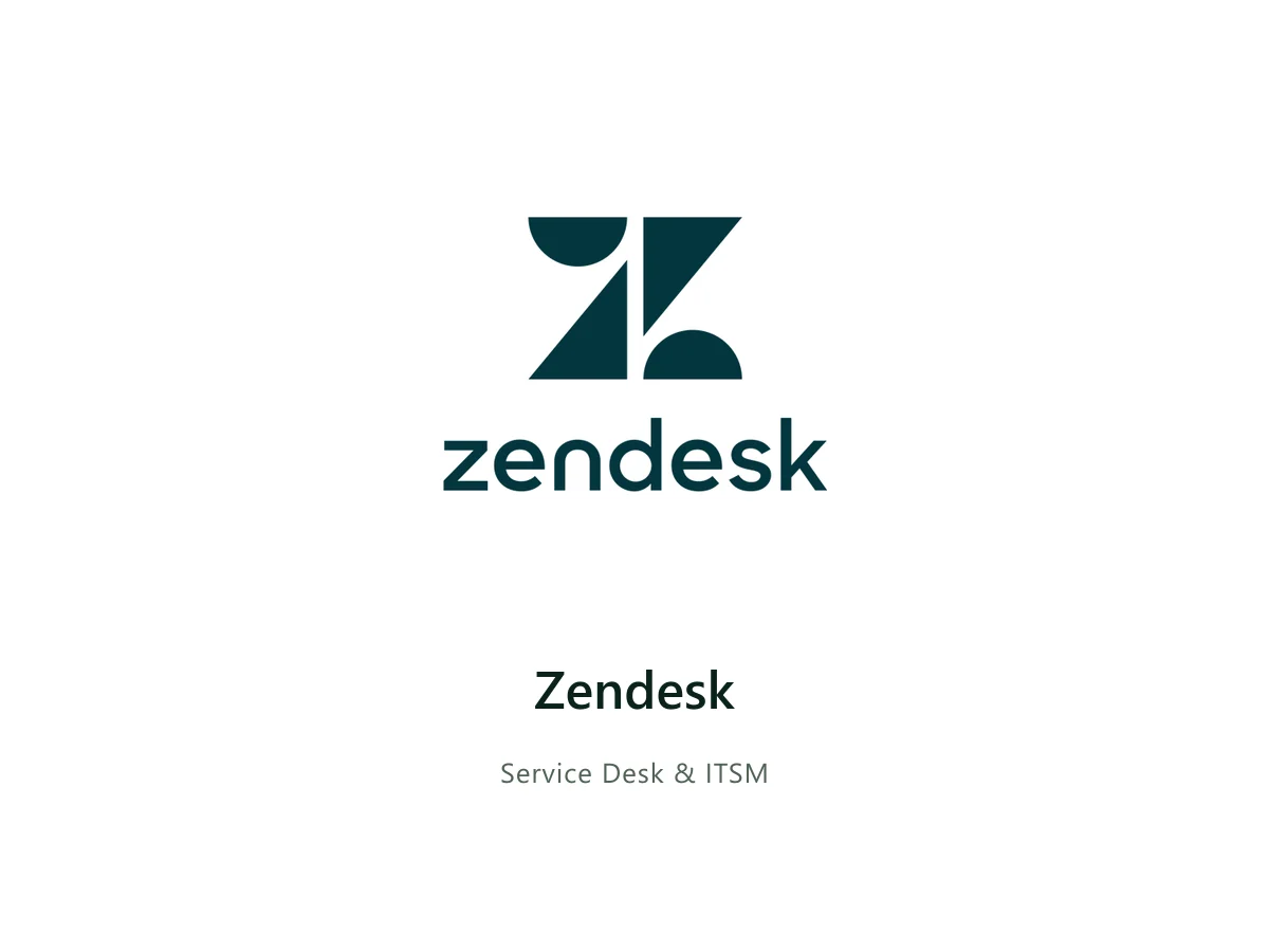 Zendesk — Zendesk solution card with the official Zendesk logo