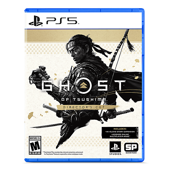 Ghost of Tsushima Director’s Cut (PS5 Disc) — PlayStation Direct (Sony Interactive Entertainment) retail cover