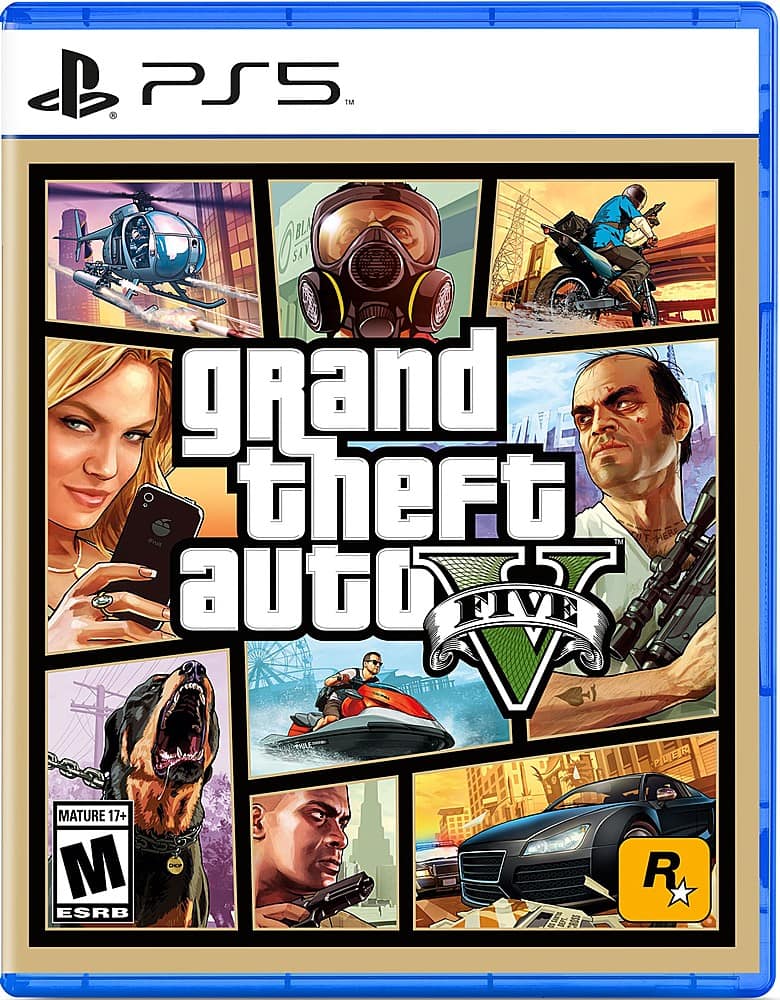 Grand Theft Auto V (PS5 Disc) — PS5 physical game cover