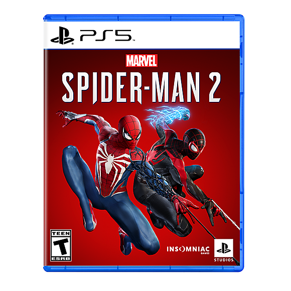 Marvel’s Spider-Man 2 — Standard Edition (PS5 Disc) — PlayStation Direct (Sony Interactive Entertainment) retail cover