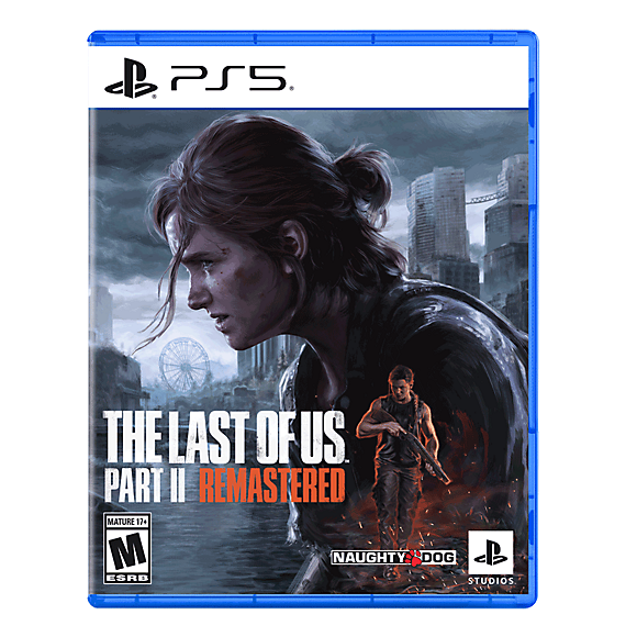The Last of Us Part II Remastered — Standard Edition (PS5 Disc) — PlayStation Direct (Sony Interactive Entertainment) retail cover