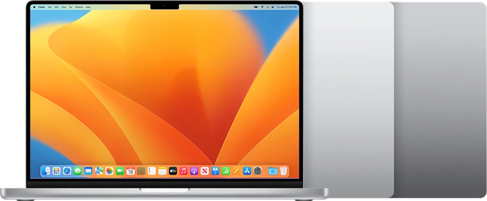 Apple MacBook Pro 16-inch (2023), representative generation image; not the supplied used unit