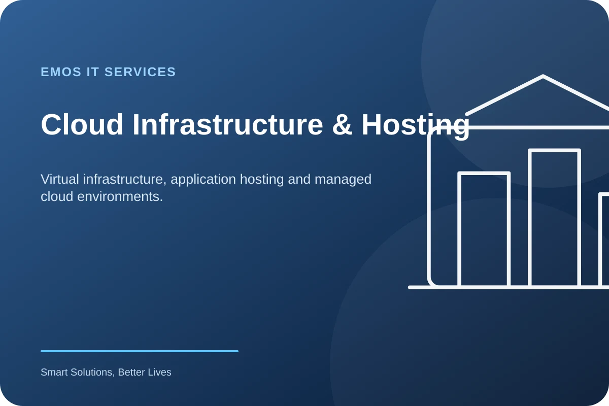 GoDaddy Web Hosting — Economy — Cloud Infrastructure and Hosting illustration