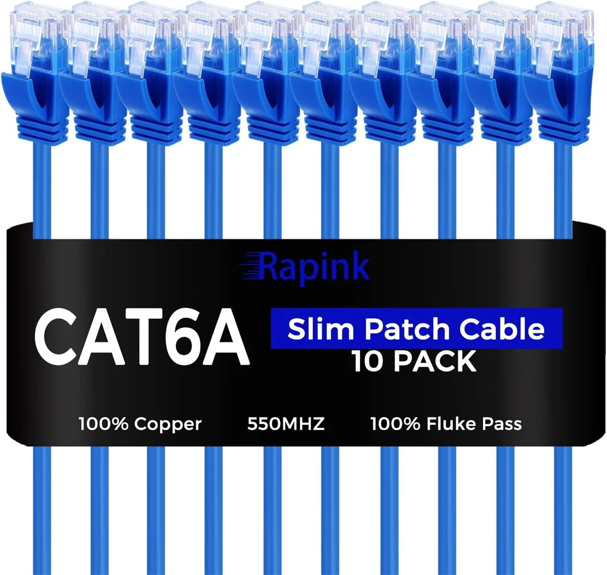 CAT6A Patch cord cables ZM-S05AM-02B networking device photograph