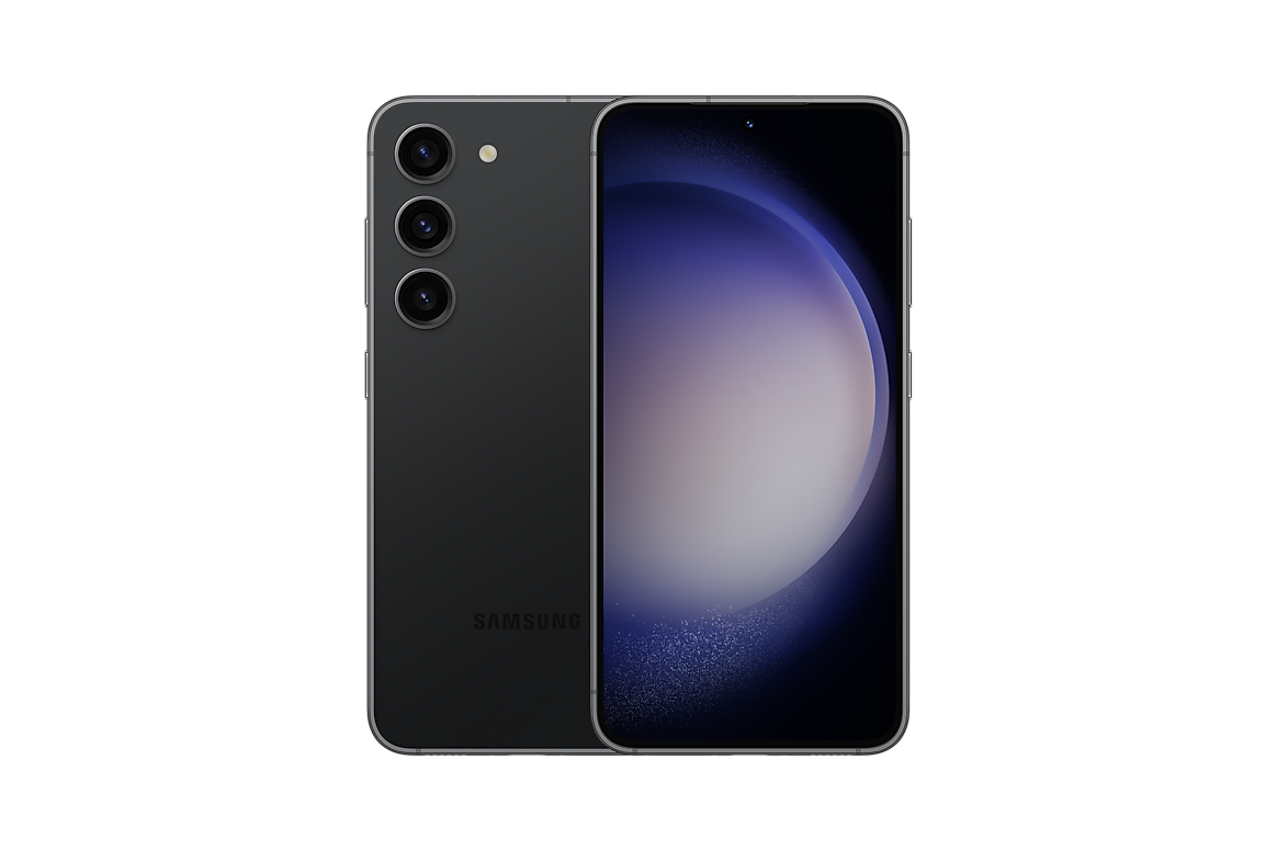 Samsung Galaxy S23 official manufacturer product image in Phantom Black