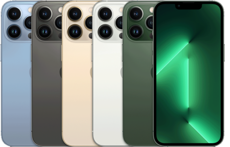 Apple iPhone 13 Pro official manufacturer colour lineup