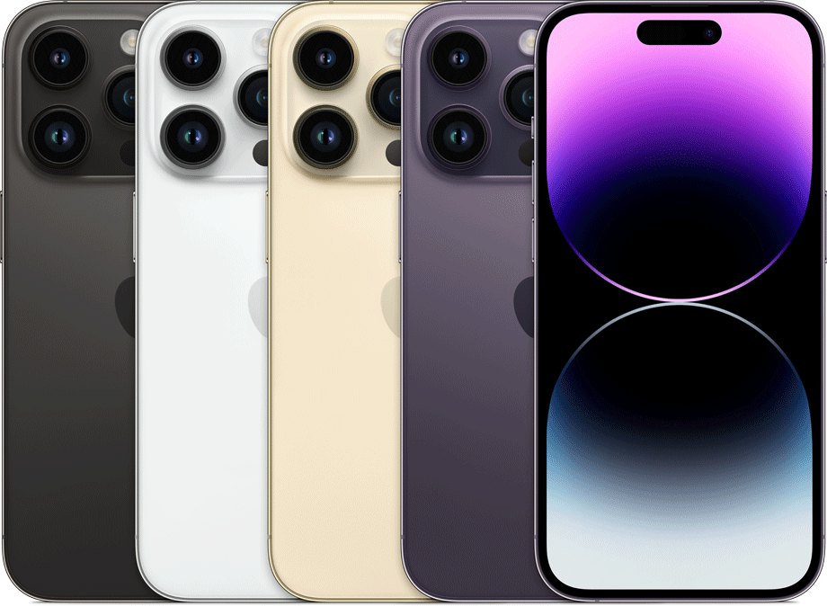 Apple iPhone 14 Pro Max official manufacturer colour lineup