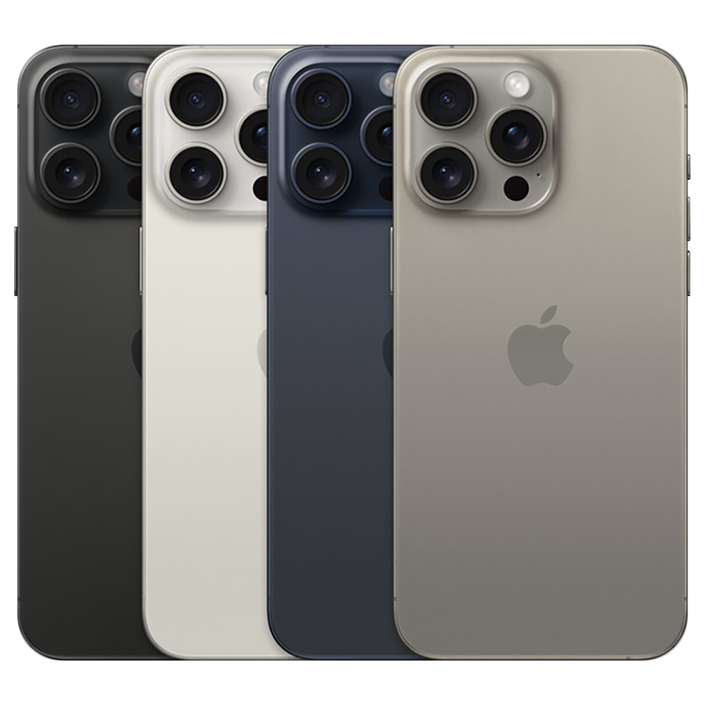 Apple iPhone 15 Pro Max official manufacturer colour lineup