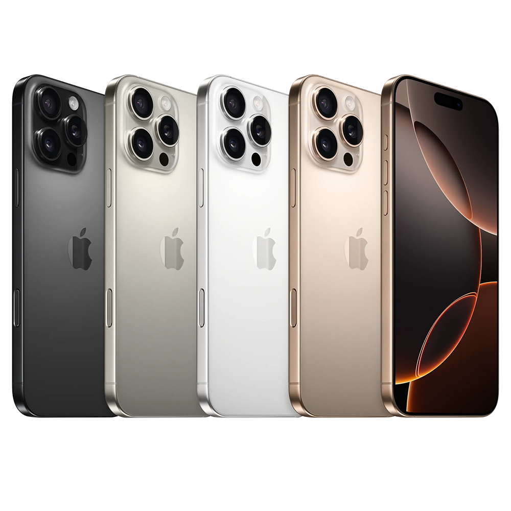 Apple iPhone 16 Pro Max official manufacturer colour lineup