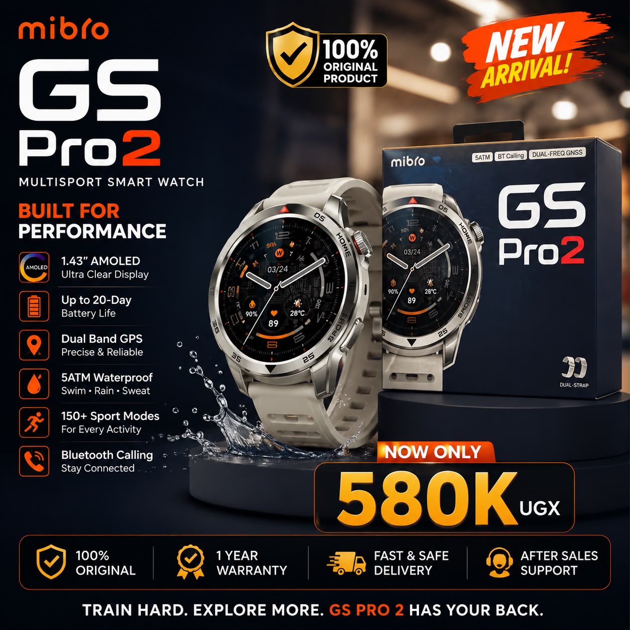 Mibro GS Pro 2 smart watch product offer