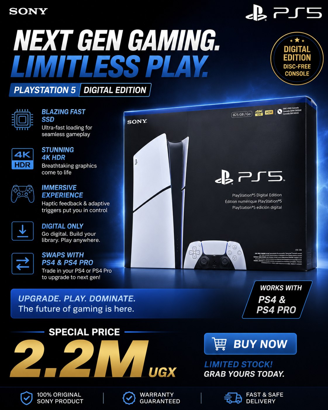 Sony PlayStation 5 Digital Edition product offer