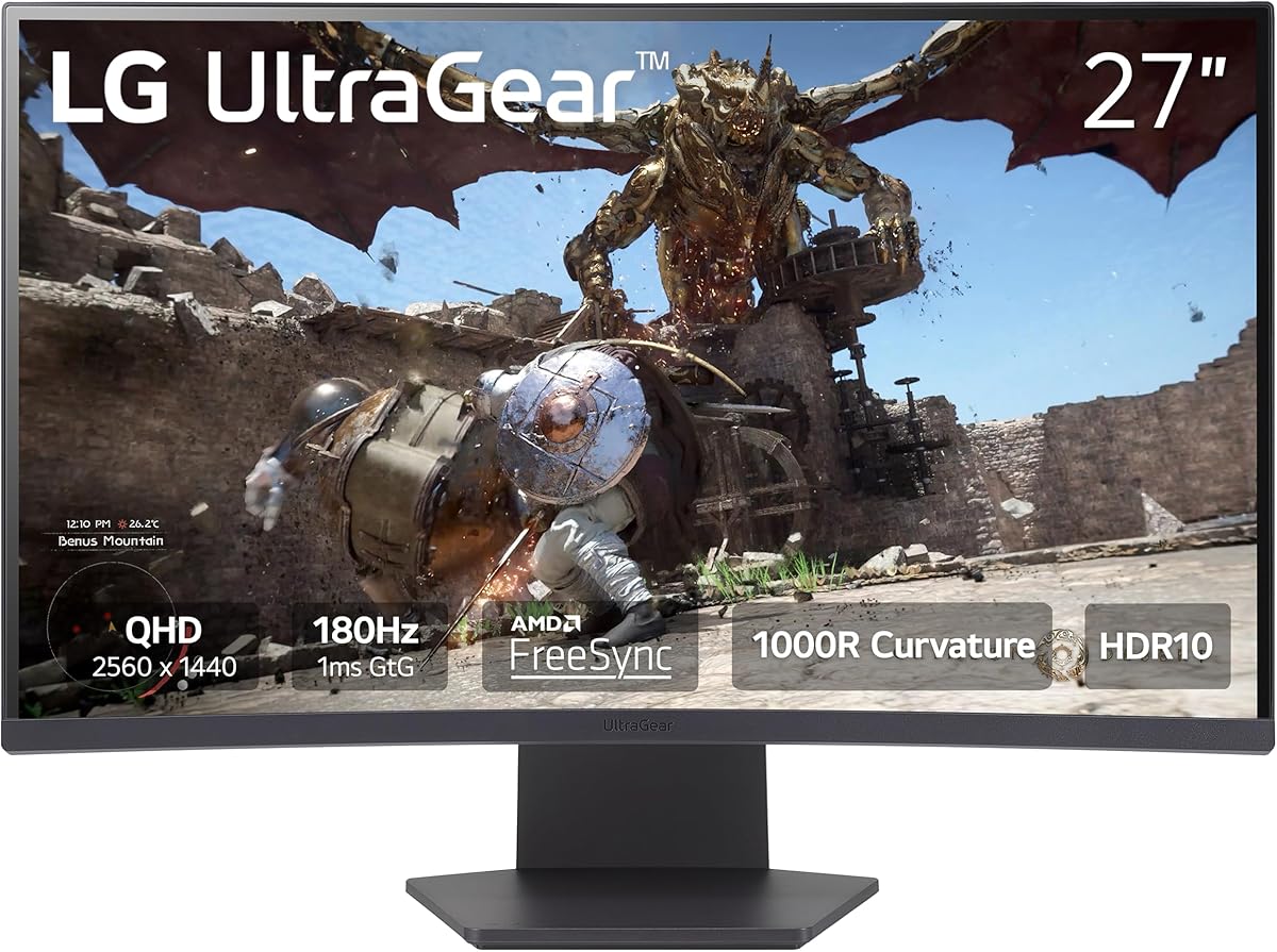 LG 27 inch curved monitor