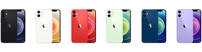 iPhone 12 Mini representative official model image; not the actual used unit